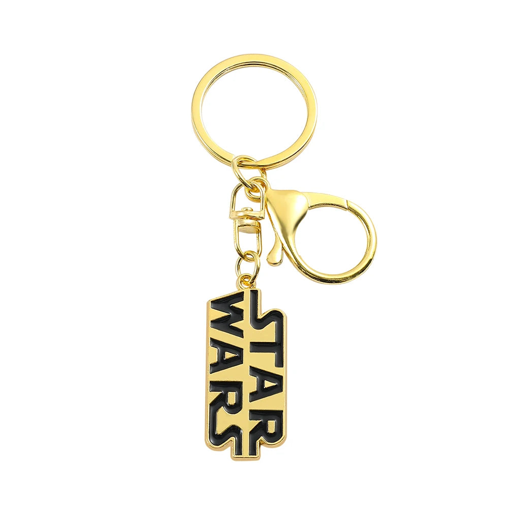 Star Wars Key Chains Yodas Baby Keychain Mandalorian Metal Enamel Keyring Backpack Decor Jewelry Accessories Gifts