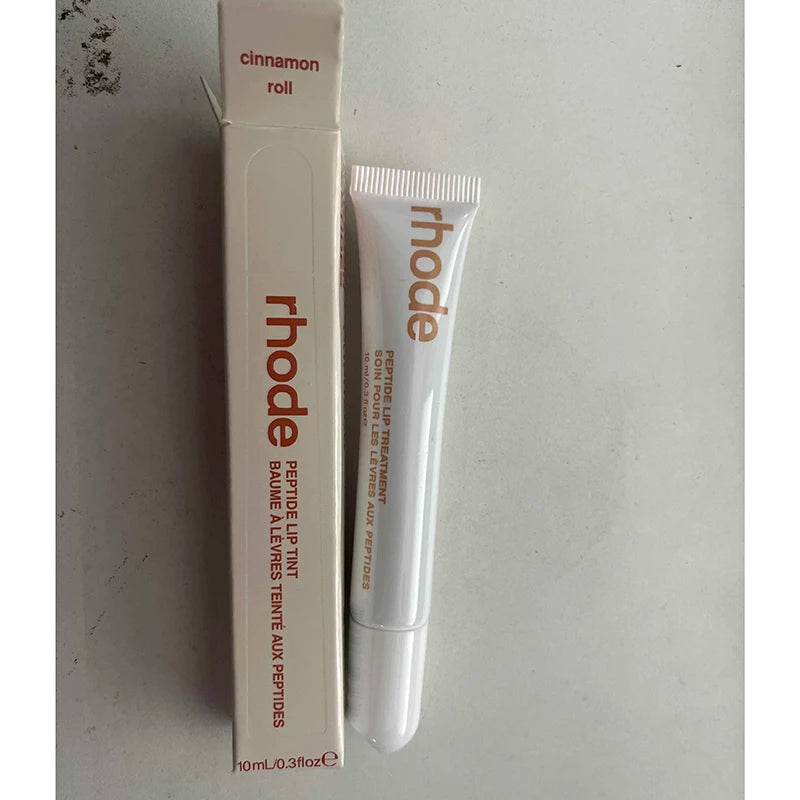 Tinted Lip Balm Lipstick Mirror Lasting Makeup Plump Moisturizing Lip Glaze Essence Gel Oil Cinnamon Roll Lip Gloss