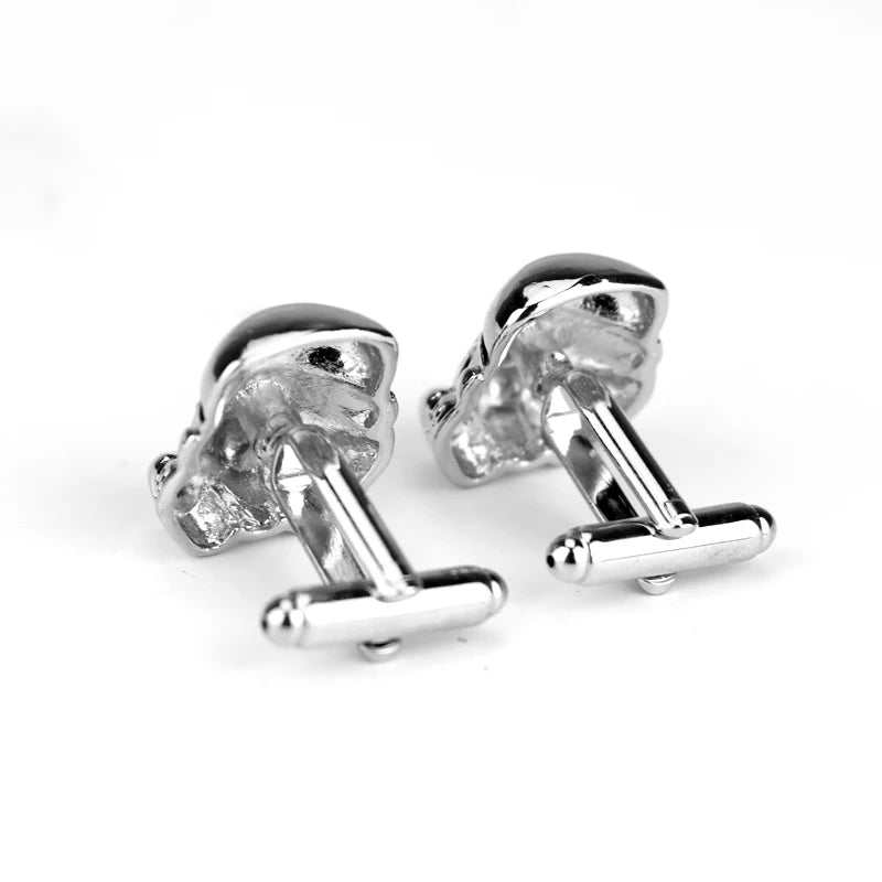 Star Wars Cufflinks Galactic Empire Imperial Stormtrooper Shirt Brand Cuff Buttons Silver Plated Cuff Links Jewelry