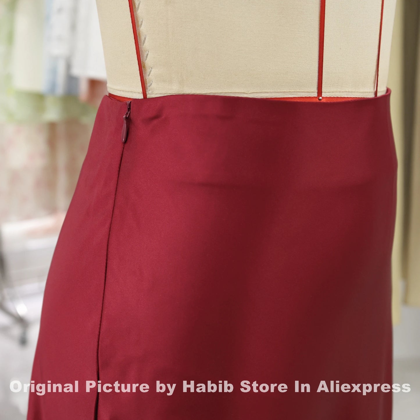 Women Satin Solid Pleated Midi Skirt Vintage Mid Elastic Waist Female Chic Lady Skirts Black Gold Red Satin Skort Beach A Line