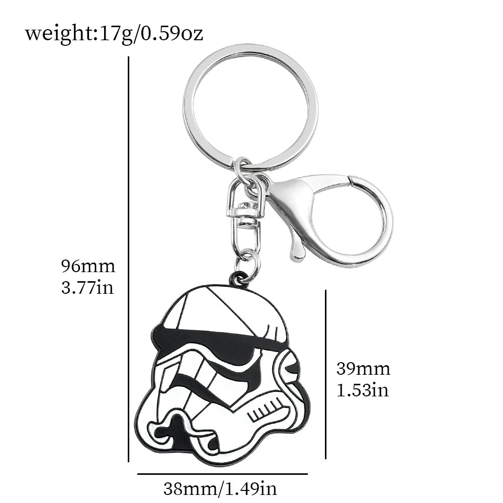 Star Wars Key Chains Yodas Baby Keychain Mandalorian Metal Enamel Keyring Backpack Decor Jewelry Accessories Gifts