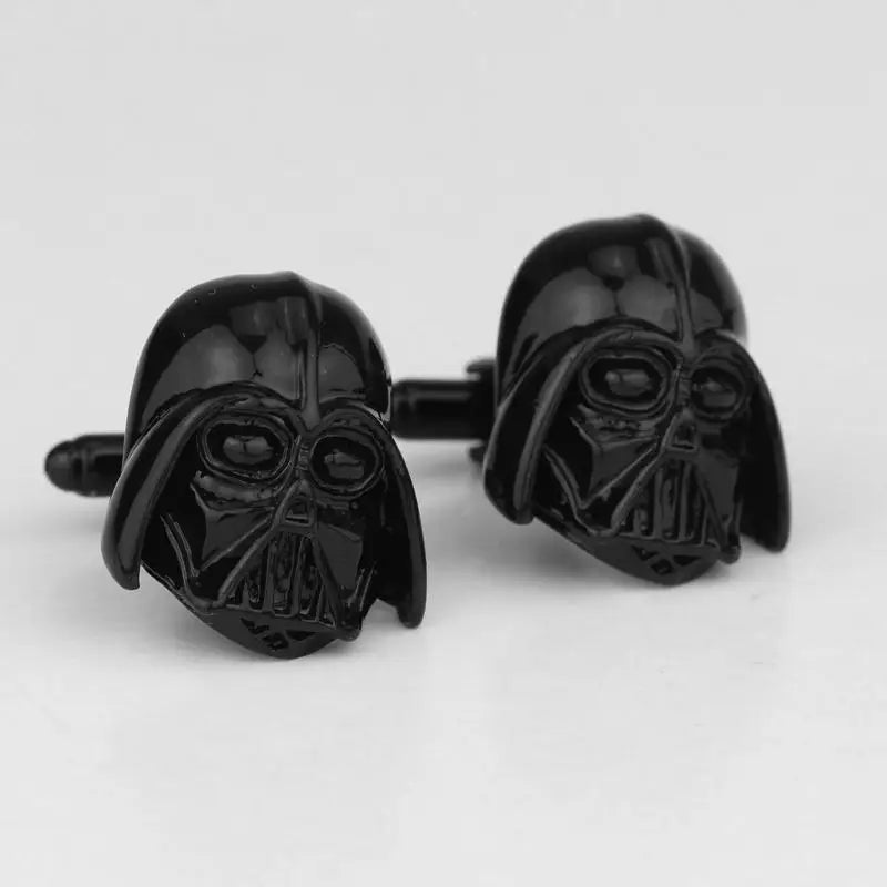 Star Wars Cufflinks Galactic Empire Imperial Stormtrooper Shirt Brand Cuff Buttons Silver Plated Cuff Links Jewelry
